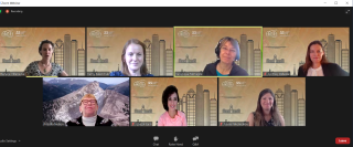 Screenshot of conference zoom meeting